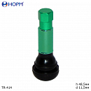вентиль хром зеленый h 48,5мм для отверстия 11,5мм для бескамерных колес НОРМ