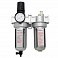 фильтр-влагоотделитель-масловпрыскиватель 1/4" с манометром и регулятором давления TEVAKO