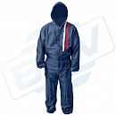 комбинезон малярный XL нейлоновый синий с красно-белыми полосами РУССКИЙ МАСТЕР