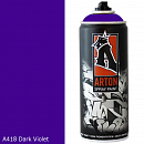 A418 темно-фиолетовый/Dark Violet краска для граффити аэрозоль ARTON (520мл)