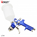 краскораспылитель HVLP H-827 d1.7мм верхний бачок VOYLET
