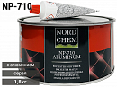 шпатлевка с алюминием NP-710 ALUMINIUM NORD CHEM(1,8кг)