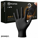 перчатки нитриловые черный L текстурированные GOGRIP MERCATOR (1шт)