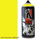 A103 желтый кадмий/YELLOW CADMIUM краска для граффити аэрозоль ARTON (520мл)