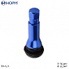 вентиль хром синий h 48,5мм для отверстия 11,5мм для бескамерных колес НОРМ
