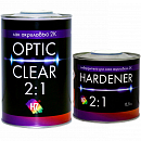 лак HS 2+1 акриловый OPTIC CLEAR c отвердителем H7 (1л+0,5л)