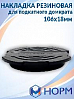 накладка резиновая на домкрат подкатной 106х18мм универсальная НОРМ