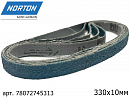 лента абразивная Р060 10х330мм Blue Forse R895 NORTON
